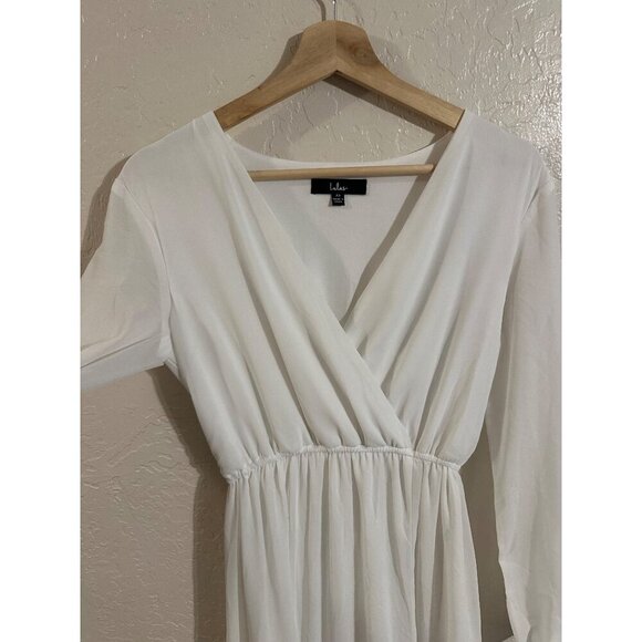 Lulus Wondrous Water Lilies White Ethereal Maxi Dress - Picture 5 of 13